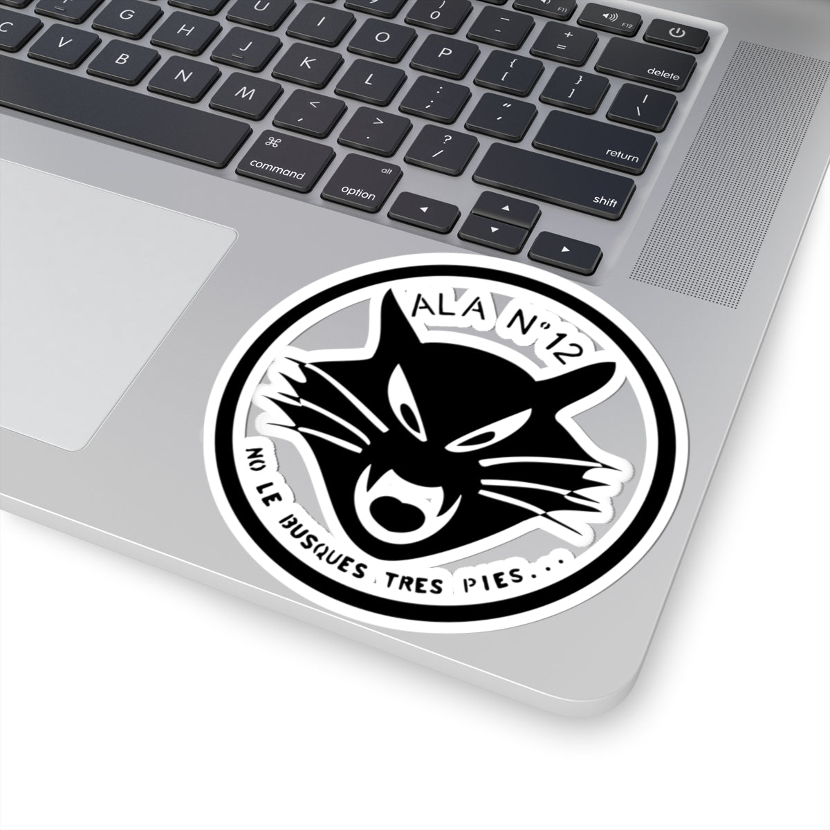 Ala12monocromo (Spain) (Coat of Arms) STICKER Vinyl Kiss-Cut Decal