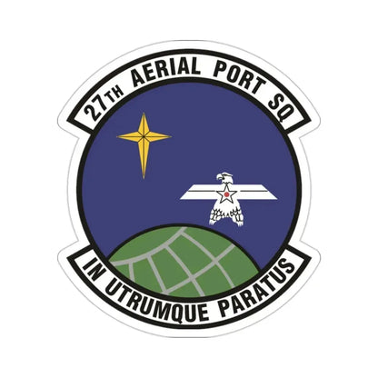 27th Aerial Port Squadron (U.S. Air Force) STICKER Vinyl Die-Cut Decal 2 Inch - The Sticker Space