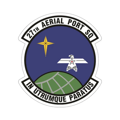 27th Aerial Port Squadron (U.S. Air Force) STICKER Vinyl Die-Cut Decal - The Sticker Space