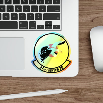 27th Fighter Squadron (U.S. Air Force) Holographic STICKER Die-Cut Vinyl Decal-The Sticker Space