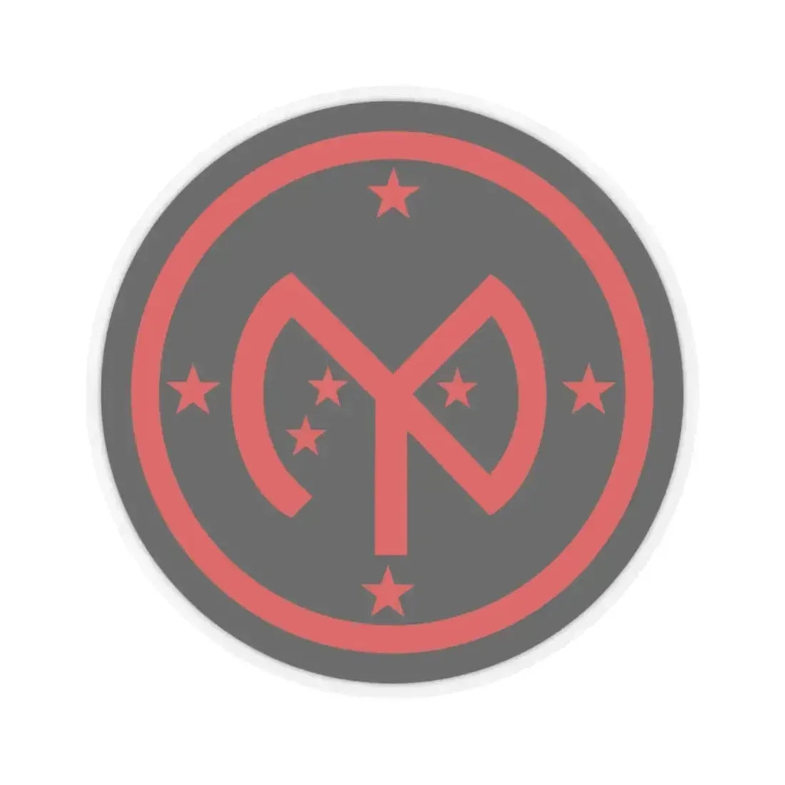 27th Infantry Division SSI (U.S. Army) STICKER Vinyl Kiss-Cut Decal 4 Inch Transparent - The Sticker Space