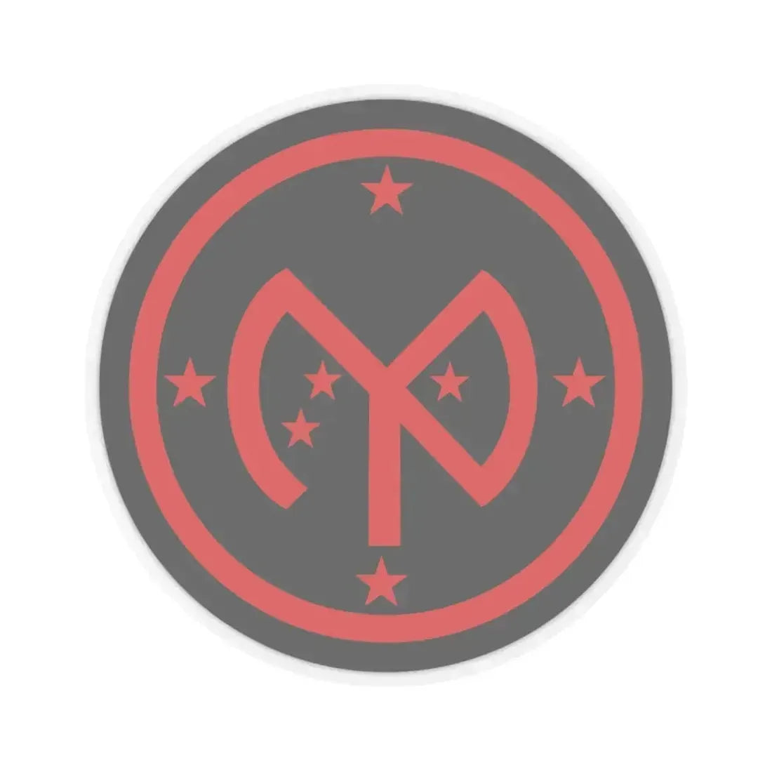 27th Infantry Division SSI (U.S. Army) STICKER Vinyl Kiss-Cut Decal 6 Inch Transparent - The Sticker Space