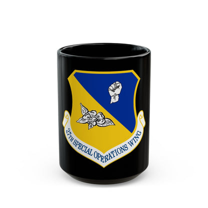 27th Special Operations Wing (U.S. Air Force) Black Coffee Mug-15oz-The Sticker Space