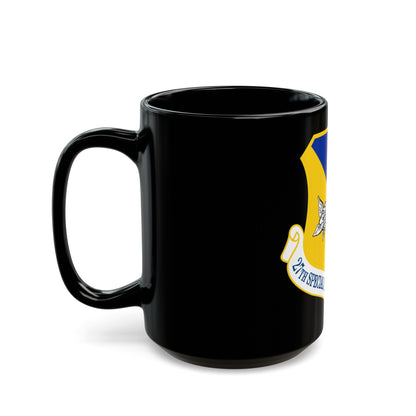 27th Special Operations Wing (U.S. Air Force) Black Coffee Mug-The Sticker Space