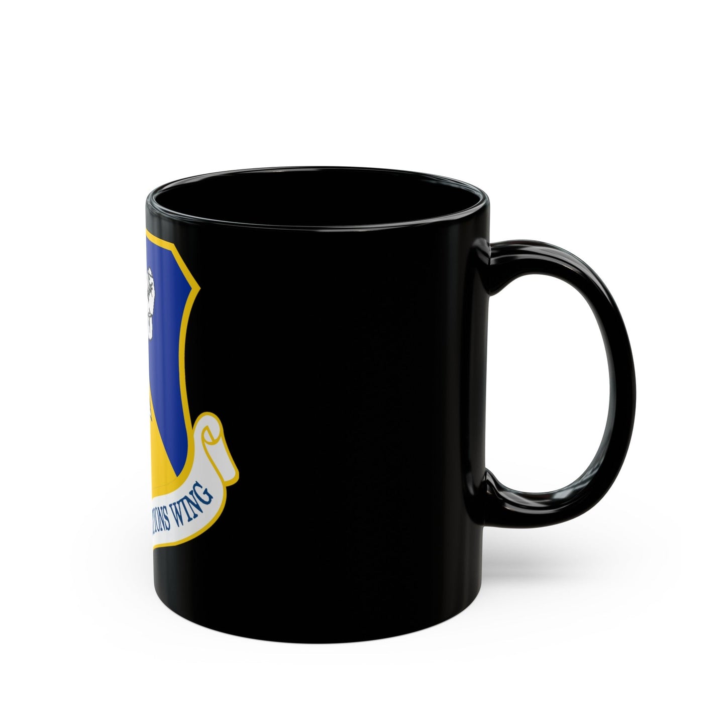 27th Special Operations Wing (U.S. Air Force) Black Coffee Mug-The Sticker Space