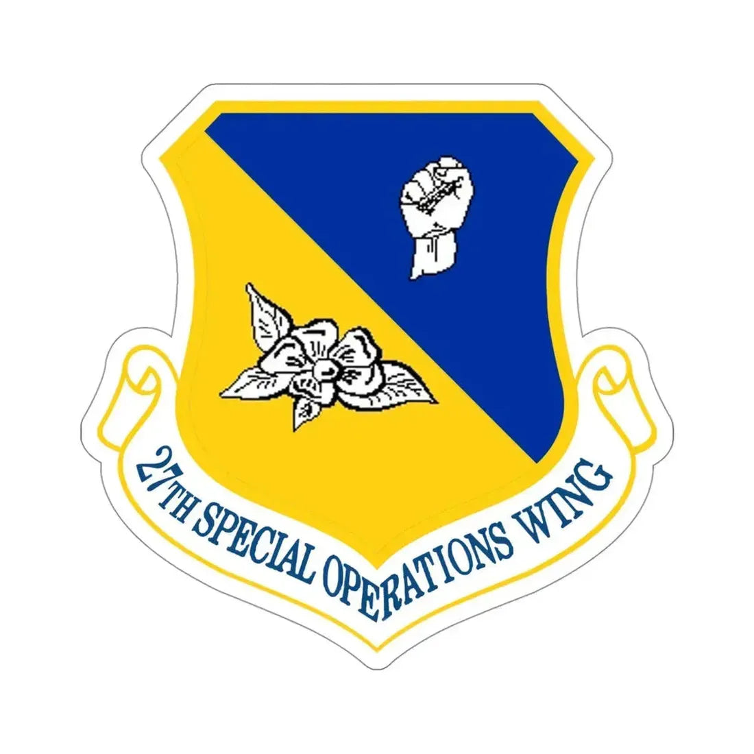 27th Special Operations Wing (U.S. Air Force) STICKER Vinyl Die-Cut Decal 4 Inch - The Sticker Space