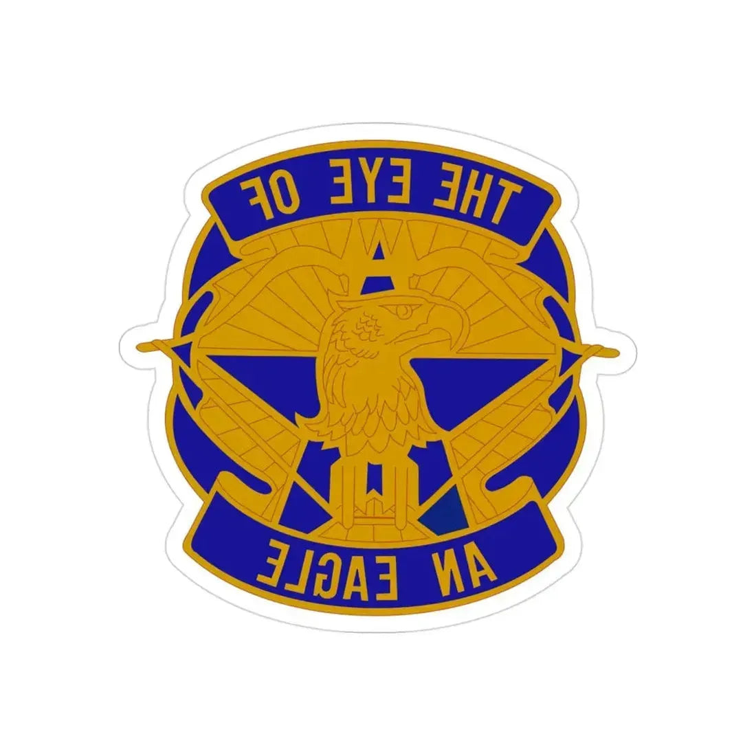 28 Aviation Group (U.S. Army) REVERSE PRINT Transparent Die-Cut STICKER - The Sticker Space