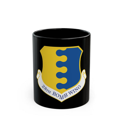 28 Bomb Wing ACC (U.S. Air Force) Black Coffee Mug-11oz-The Sticker Space