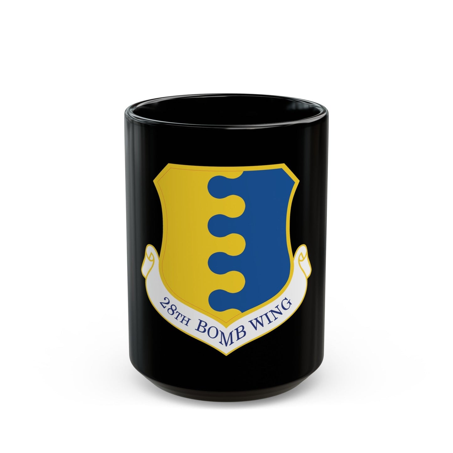 28 Bomb Wing ACC (U.S. Air Force) Black Coffee Mug-15oz-The Sticker Space