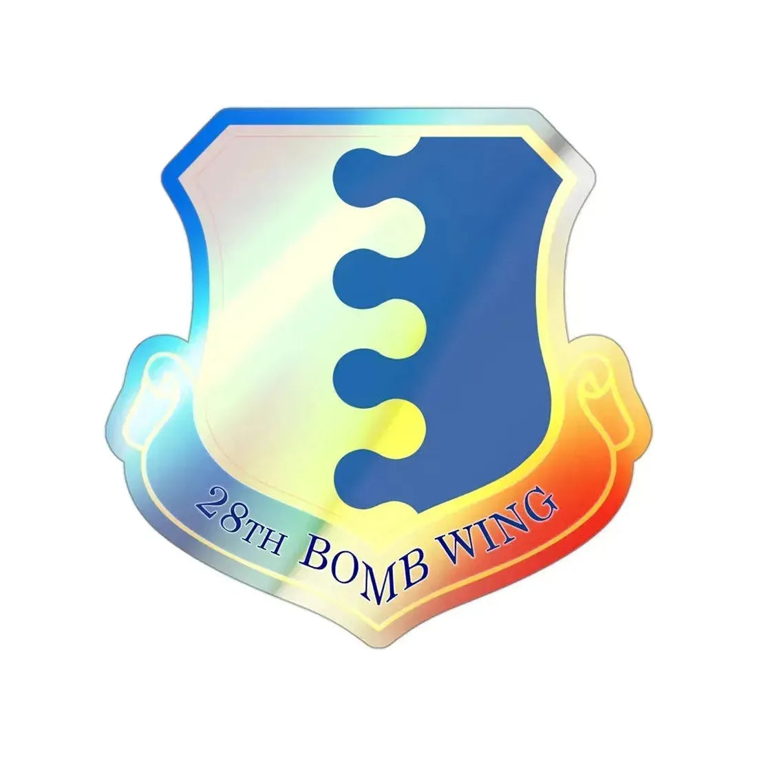 28 Bomb Wing ACC (U.S. Air Force) Holographic STICKER Die-Cut Vinyl Decal 3 Inch Holographic - The Sticker Space