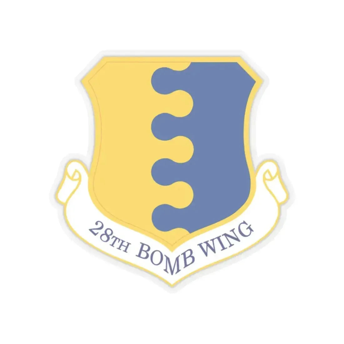 28 Bomb Wing ACC (U.S. Air Force) STICKER Vinyl Kiss-Cut Decal 2 Inch Transparent - The Sticker Space