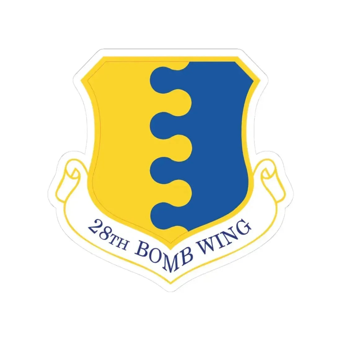 28 Bomb Wing ACC (U.S. Air Force) STICKER Vinyl Kiss-Cut Decal 3 Inch White - The Sticker Space