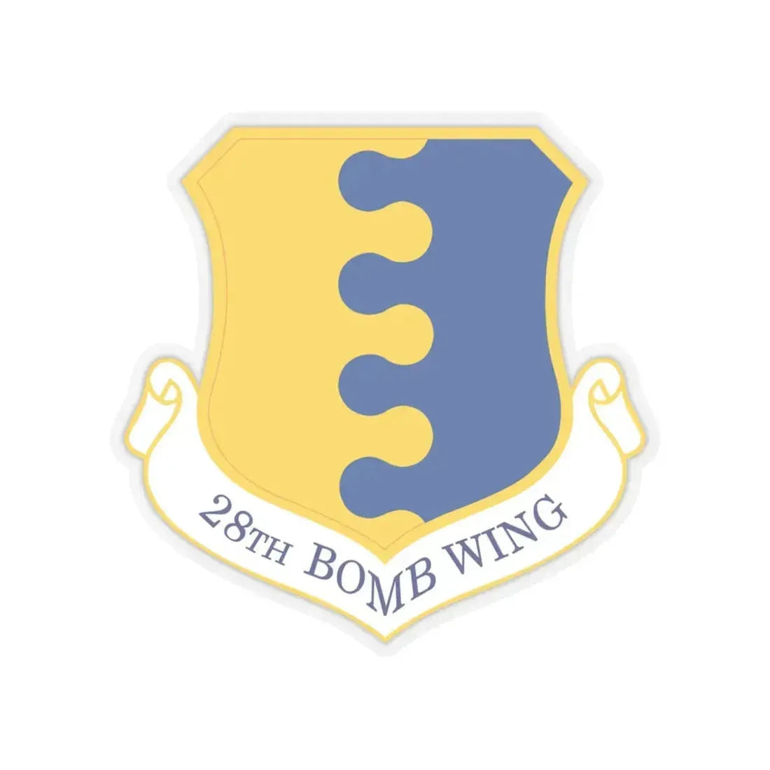 28 Bomb Wing ACC (U.S. Air Force) STICKER Vinyl Kiss-Cut Decal 6 Inch Transparent - The Sticker Space