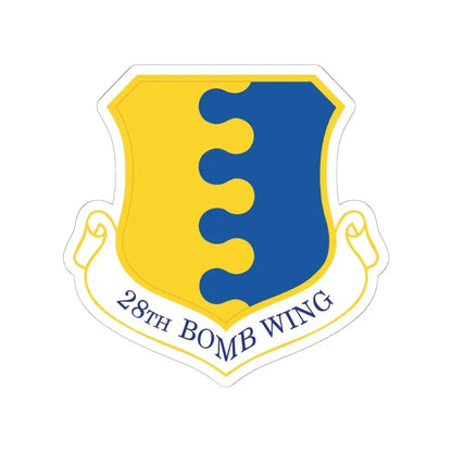 28 Bomb Wing ACC (U.S. Air Force) STICKER Vinyl Kiss-Cut Decal 6 Inch White - The Sticker Space