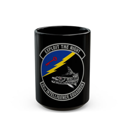 28 Intelligence Squadron AFRC (U.S. Air Force) Black Coffee Mug-15oz-The Sticker Space