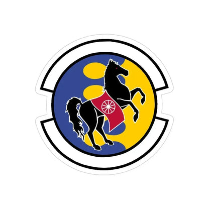 28 Logistics Readiness Squadron ACC (U.S. Air Force) REVERSE PRINT Transparent Die-Cut STICKER 4 Inch Die-Cut Transparent - The Sticker Space