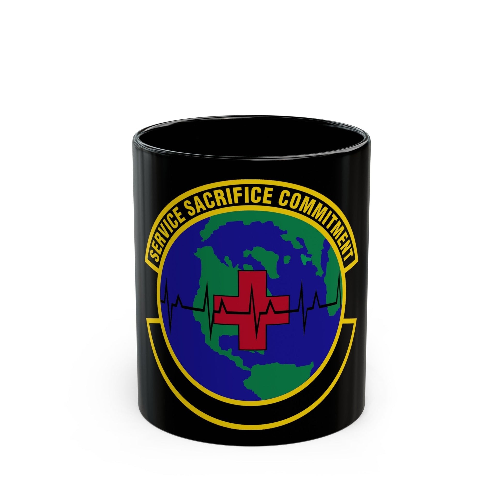 28 Operational Medical Readiness Squadron AFGSC (U.S. Air Force) Black Coffee Mug-11oz-The Sticker Space