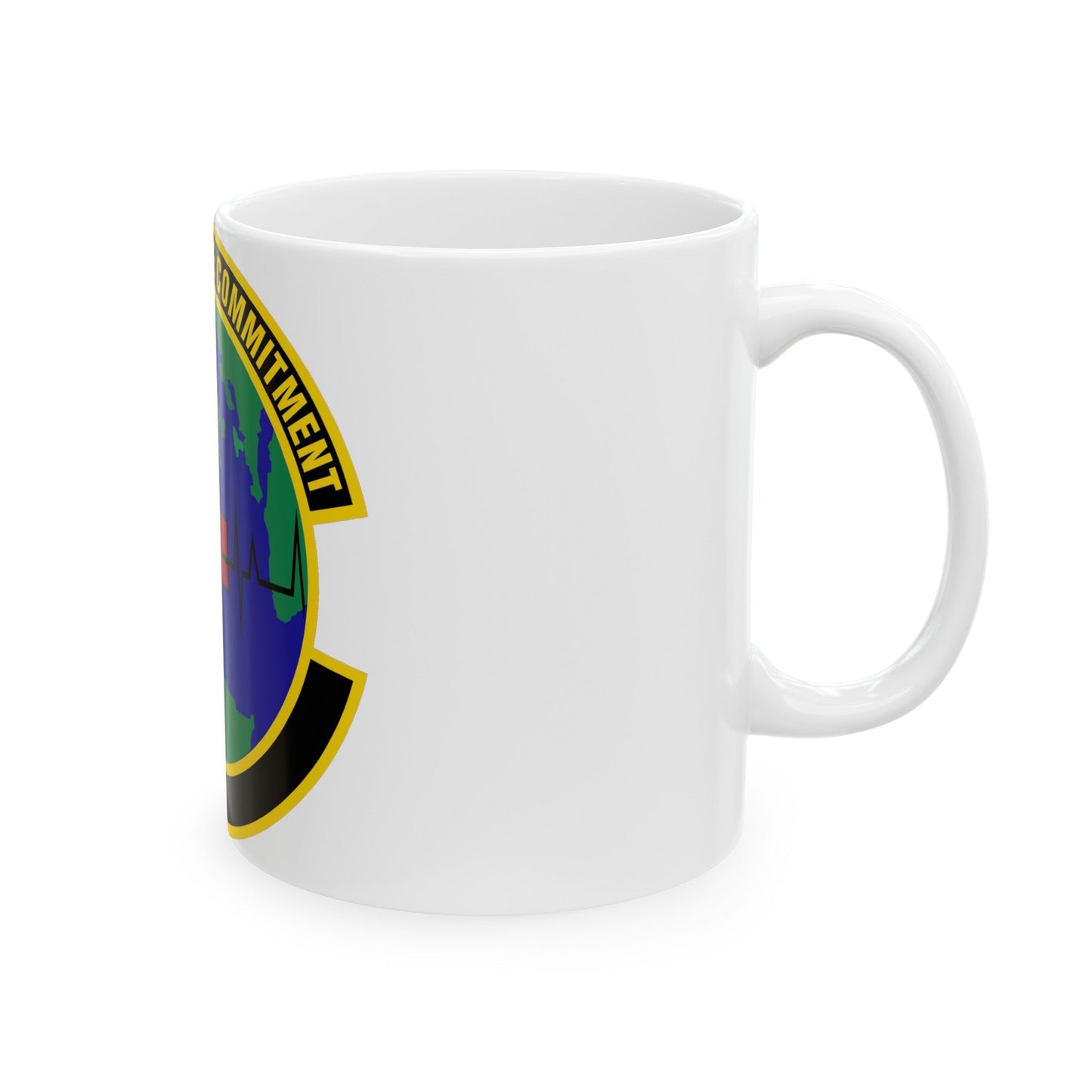 28 Operational Medical Readiness Squadron AFGSC (U.S. Air Force) White Coffee Mug-The Sticker Space