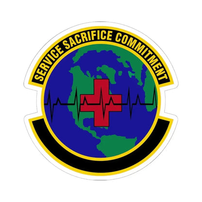 28 Operational Medical Readiness Squadron AFGSC (U.S. Air Force) STICKER Vinyl Kiss-Cut Decal 6 Inch White - The Sticker Space