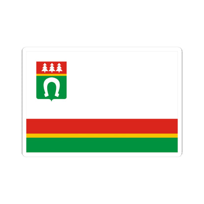 Flag of Tosnensky rayon Leningrad oblast (Russia) STICKER Vinyl Kiss-Cut Decal