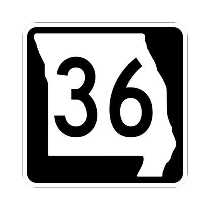 MO-36 (Missouri) (Road Sign) STICKER Vinyl Kiss-Cut Decal