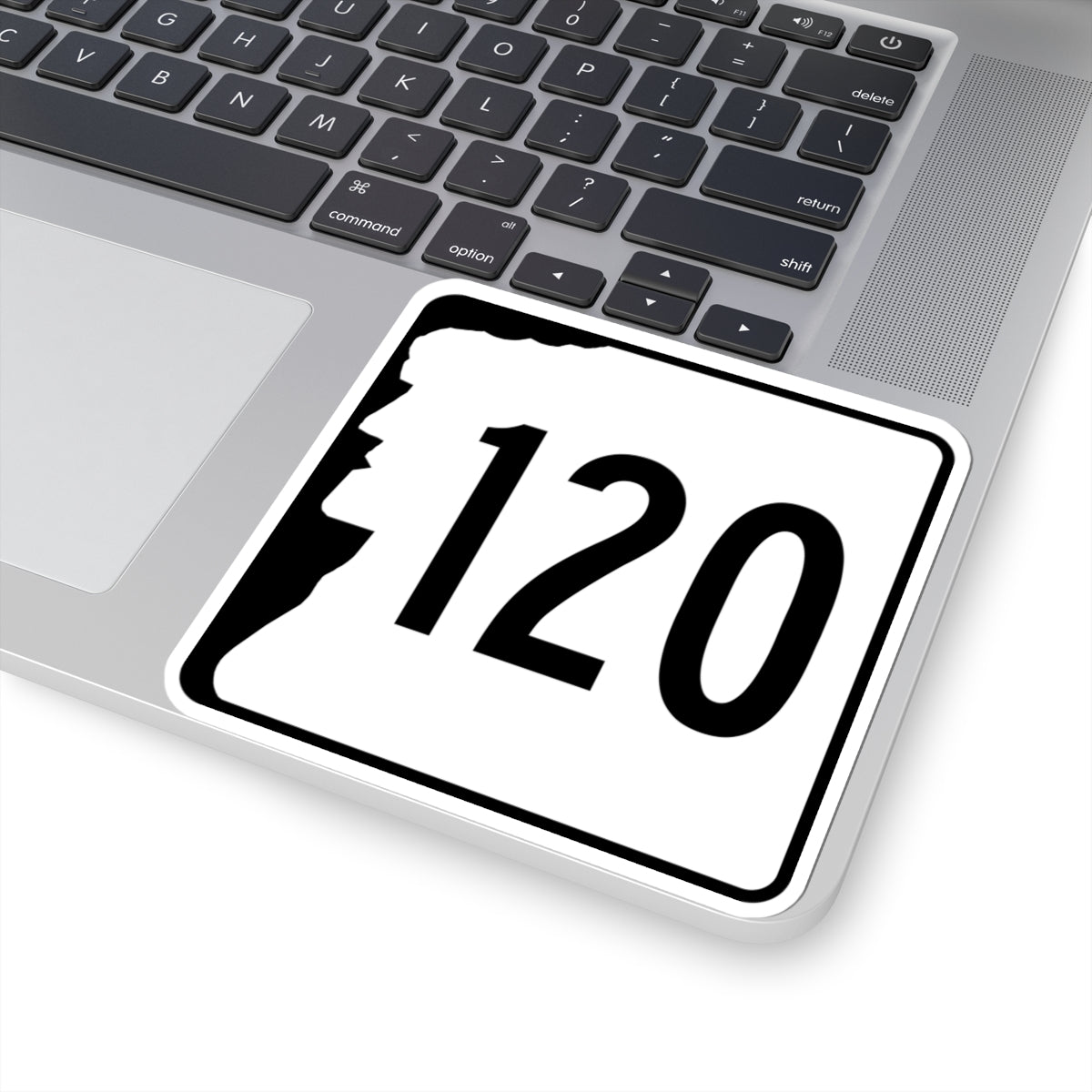 NH Route 120 (New Hampshire) (Road Sign) STICKER Vinyl Kiss-Cut Decal