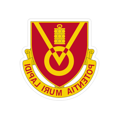 280th Artillery Regiment (U.S. Army) REVERSE PRINT Transparent STICKER-2" × 2"-The Sticker Space