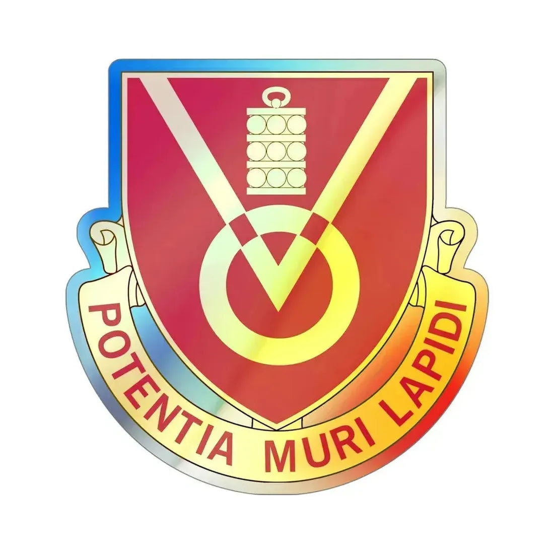 280th Artillery Regiment (U.S. Army) Holographic STICKER Die-Cut Vinyl Decal 5 Inch Holographic - The Sticker Space