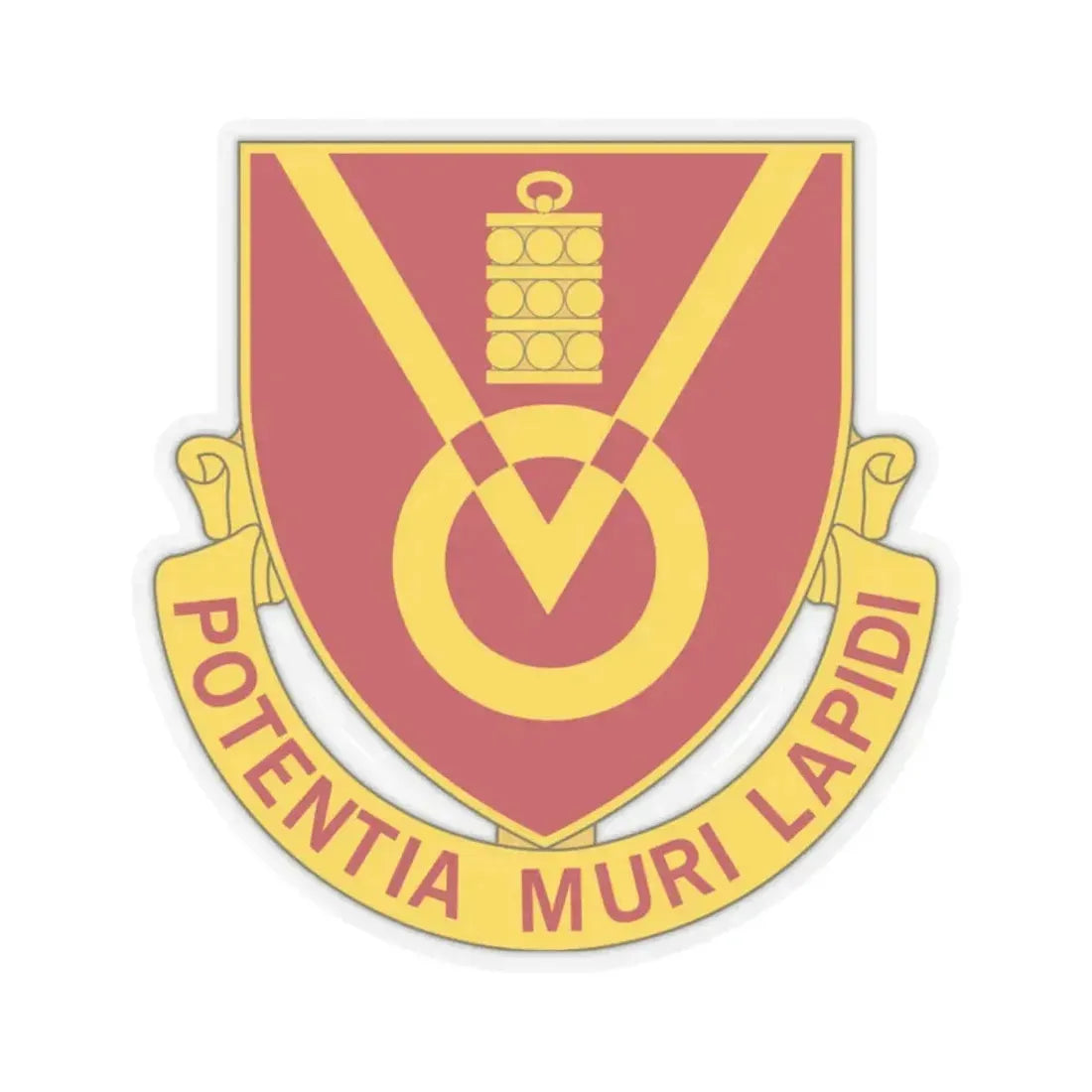 280th Artillery Regiment (U.S. Army) STICKER Vinyl Kiss-Cut Decal 2 Inch Transparent - The Sticker Space