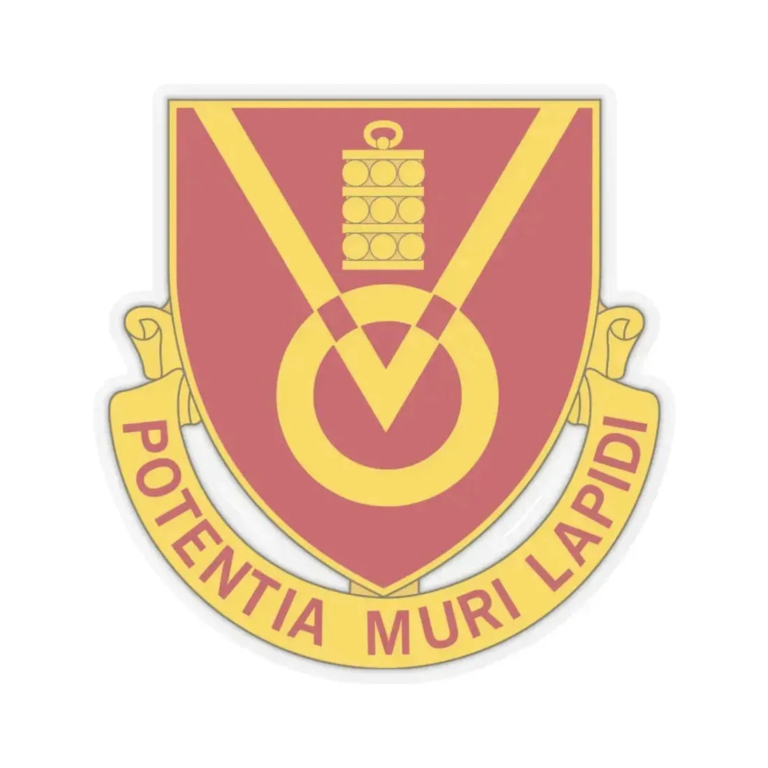 280th Artillery Regiment (U.S. Army) STICKER Vinyl Kiss-Cut Decal 3 Inch Transparent - The Sticker Space