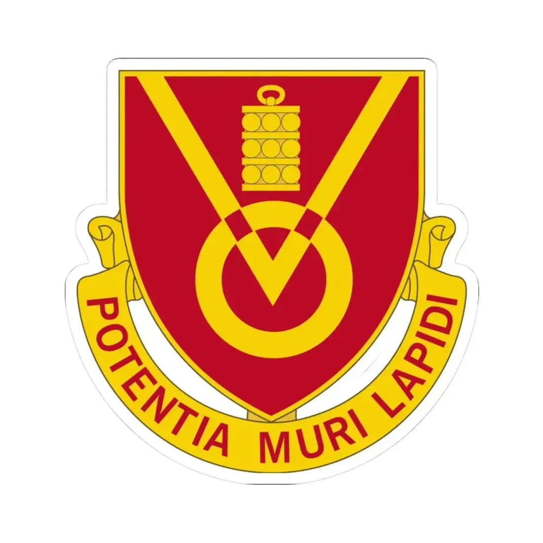 280th Artillery Regiment (U.S. Army) STICKER Vinyl Kiss-Cut Decal 3 Inch White - The Sticker Space