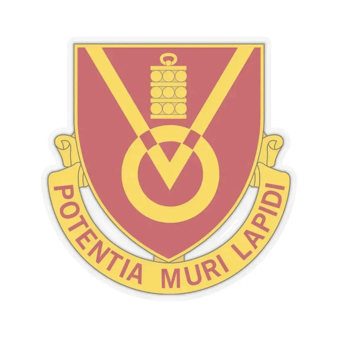 280th Artillery Regiment (U.S. Army) STICKER Vinyl Kiss-Cut Decal 4 Inch Transparent - The Sticker Space