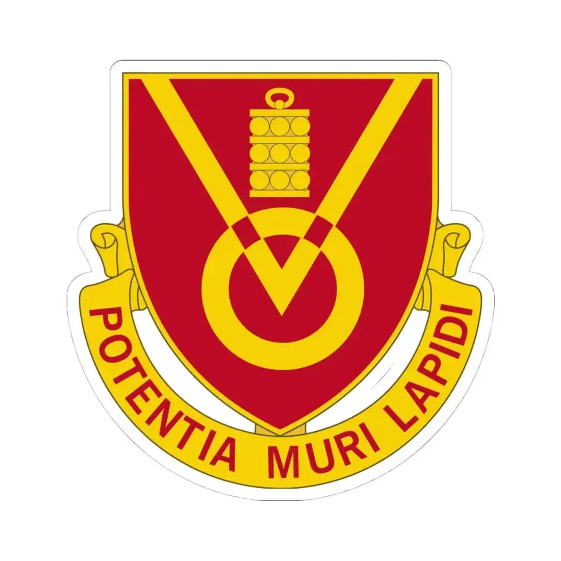 280th Artillery Regiment (U.S. Army) STICKER Vinyl Kiss-Cut Decal 4 Inch White - The Sticker Space