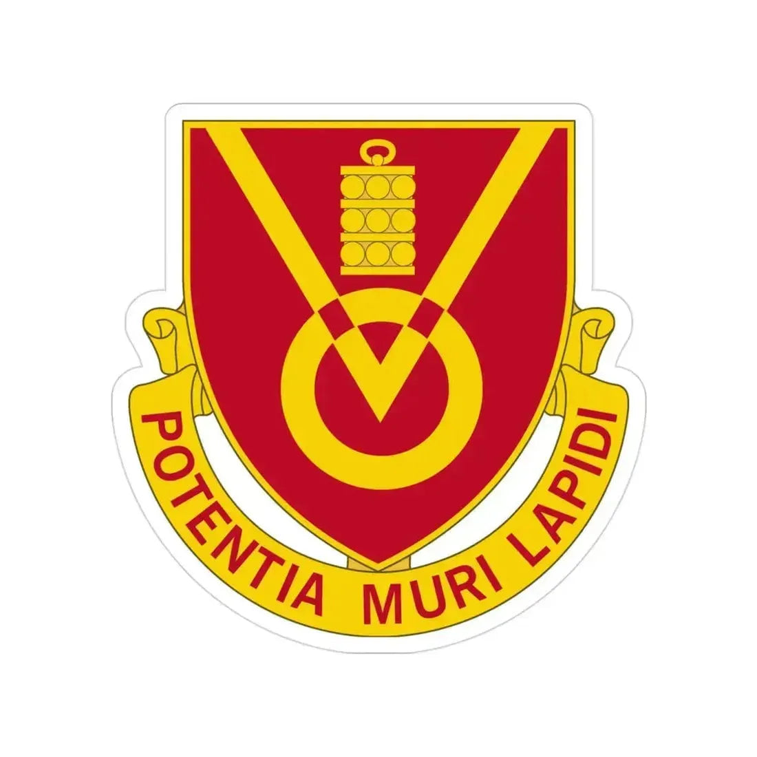 280th Artillery Regiment (U.S. Army) Transparent STICKER Die-Cut Vinyl Decal 3 Inch - The Sticker Space