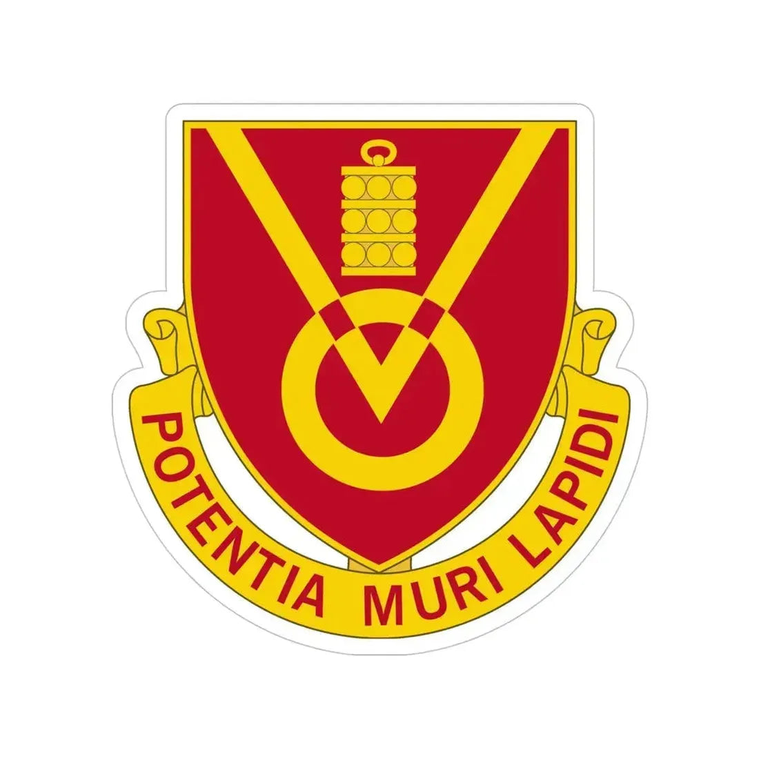 280th Artillery Regiment (U.S. Army) Transparent STICKER Die-Cut Vinyl Decal 5 Inch - The Sticker Space