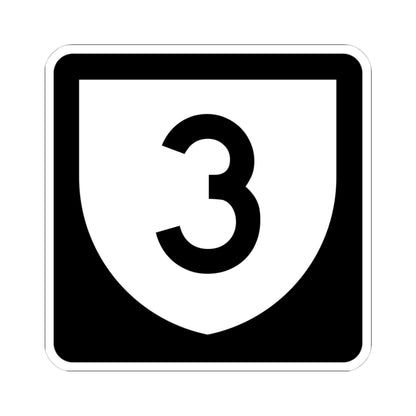 PR urban primary 3 (Puerto Rico) (Road Sign) STICKER Vinyl Kiss-Cut Decal