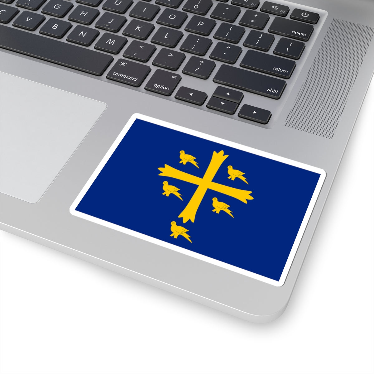 Banner of Saint Edward (England) STICKER Vinyl Kiss-Cut Decal
