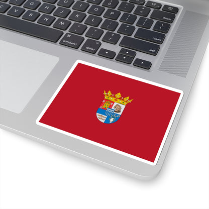 Flag Segovia province (Spain) STICKER Vinyl Kiss-Cut Decal