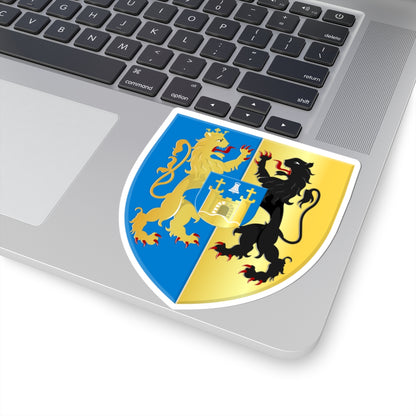 Belfeld wapen (Netherlands) (Coat of Arms) STICKER Vinyl Kiss-Cut Decal