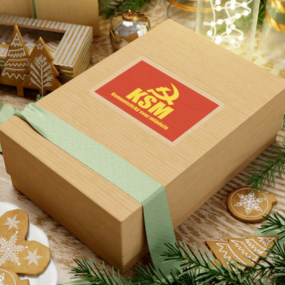 Flag of the Communist Youth Union Czech Republic (Czech Republic) STICKER Vinyl Kiss-Cut Decal