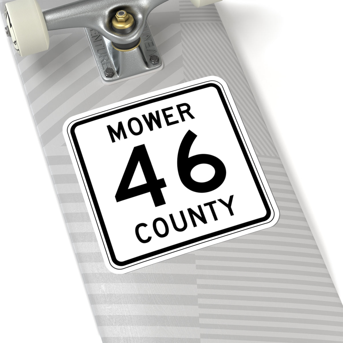 Mower County Route 46 MN (Minnesota) (Road Sign) STICKER Vinyl Kiss-Cut Decal
