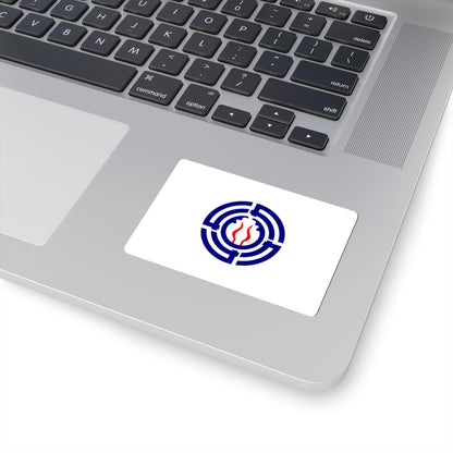 Flag of Shikabe Hokkaido (Japan) STICKER Vinyl Kiss-Cut Decal