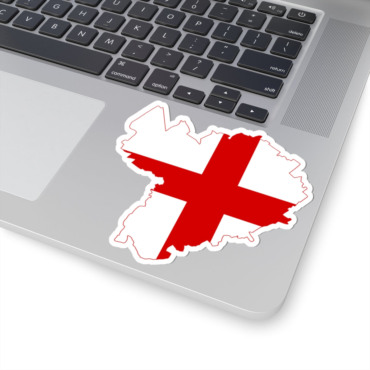 Flag map of Bologna (Italy) STICKER Vinyl Kiss-Cut Decal
