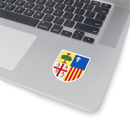 Shield of Aragon (Spain) (Coat of Arms) STICKER Vinyl Kiss-Cut Decal