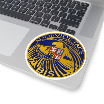 BIS Logo (Czech Republic) (Coat of Arms) STICKER Vinyl Kiss-Cut Decal