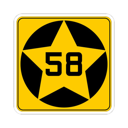 MN-58 1920 (Minnesota) (Road Sign) STICKER Vinyl Kiss-Cut Decal