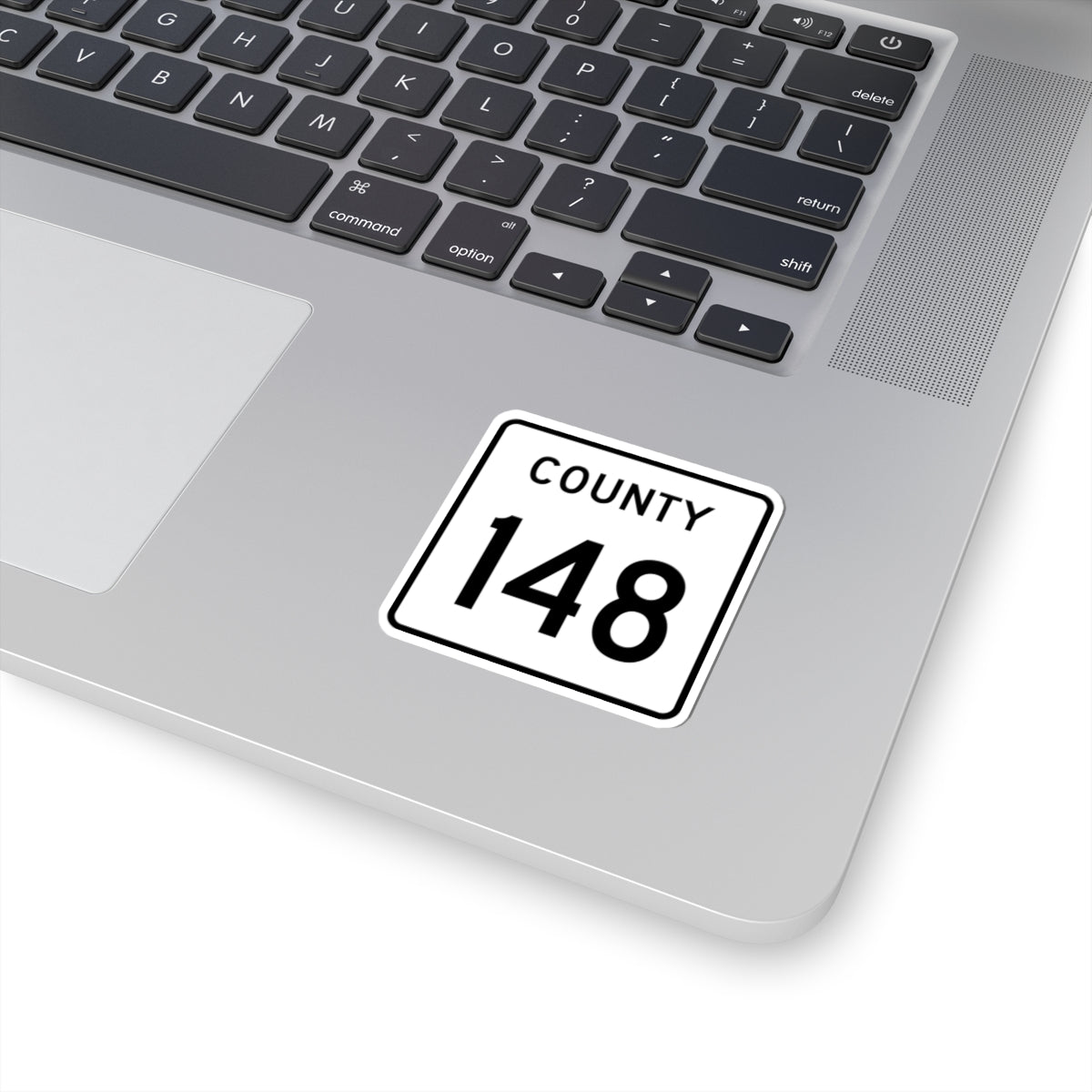 County 148 square (Minnesota) (Road Sign) STICKER Vinyl Kiss-Cut Decal