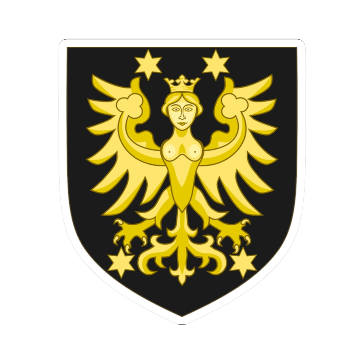 Arms of the house of Cirksena 1 (Denmark) (Coat of Arms) STICKER Vinyl Kiss-Cut Decal