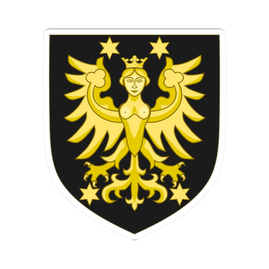 Arms of the house of Cirksena 1 (Denmark) (Coat of Arms) STICKER Vinyl Kiss-Cut Decal