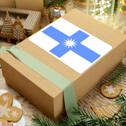 Flag of Gorskoe Leningrad oblast (Russia) STICKER Vinyl Kiss-Cut Decal